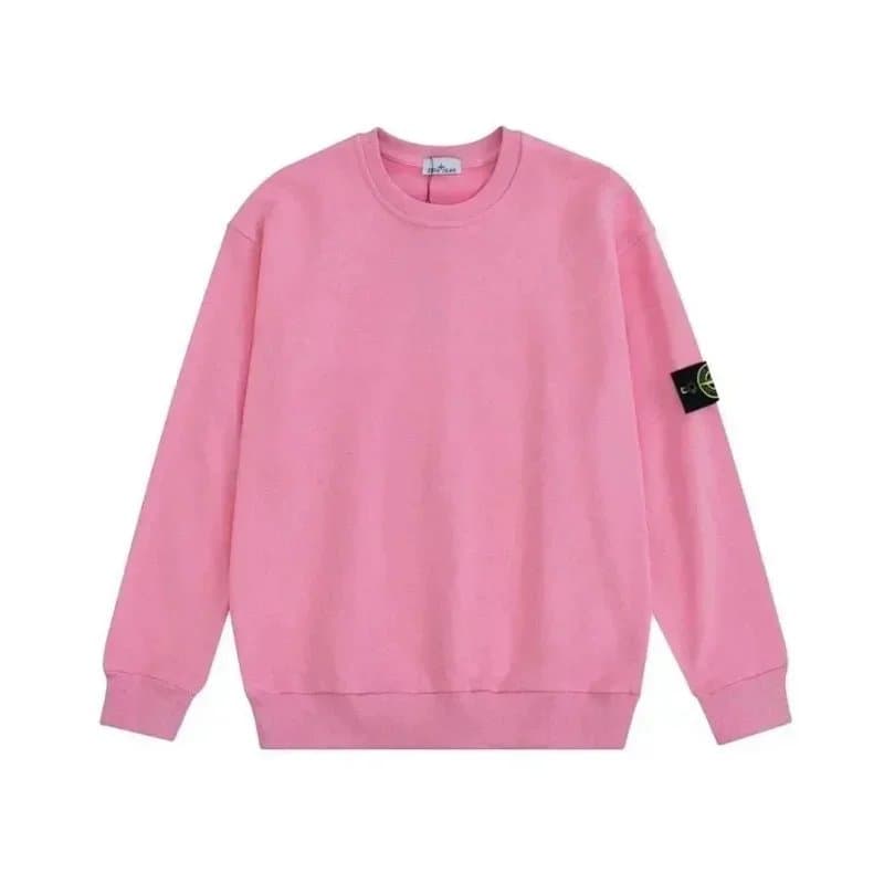 Stone Island Crewneck Sweatshirt Solid Color — STD-32