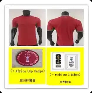 T-Shirt Africa Cup & World Cup Badges