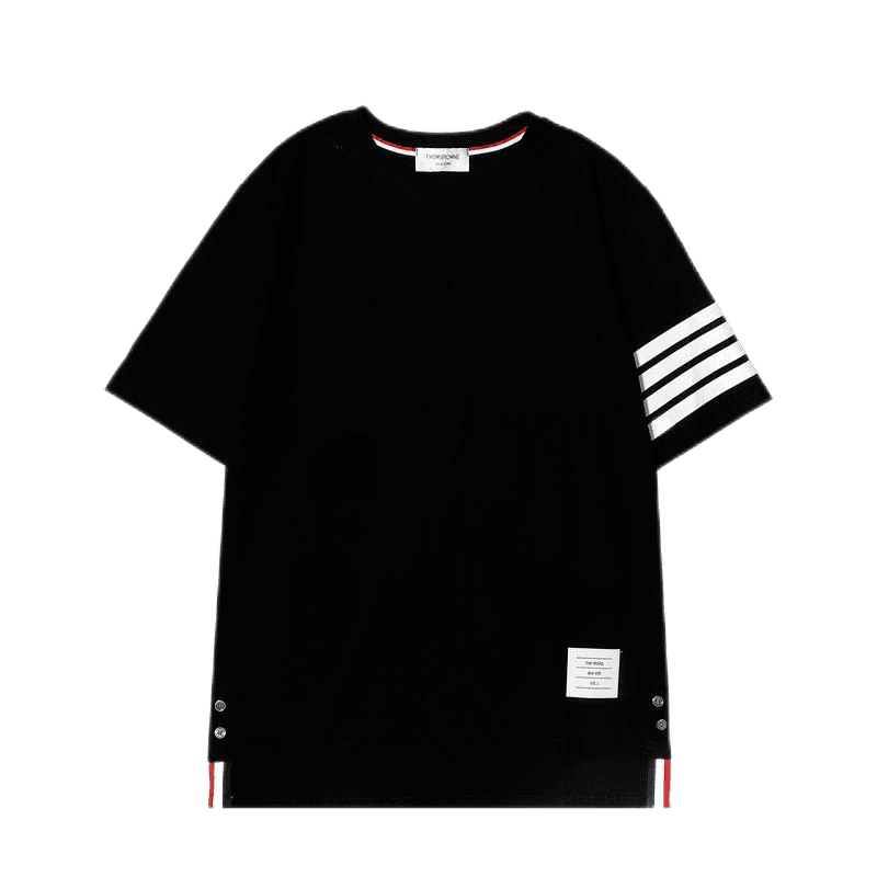 Thom Browne Short Sleeve T-Shirt Four-Bar Stripe