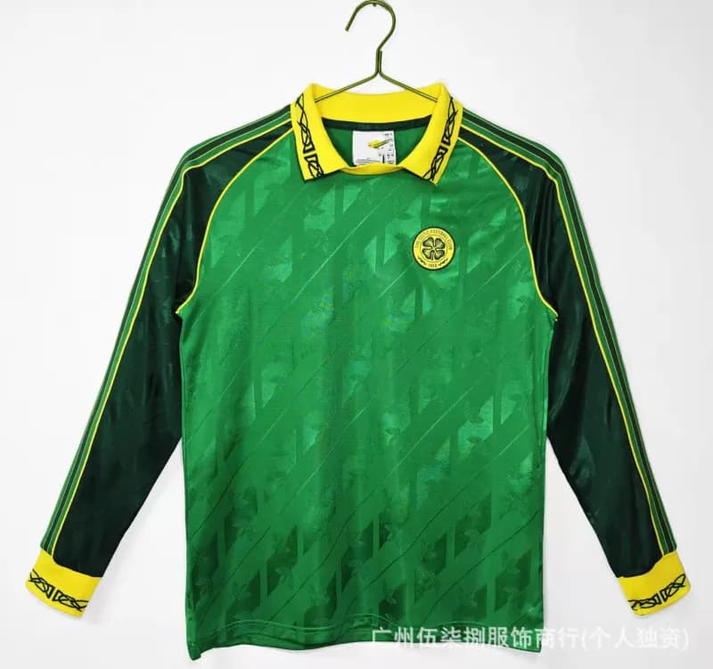 Long-Sleeve Football Jersey Celtic FC 1990s Home