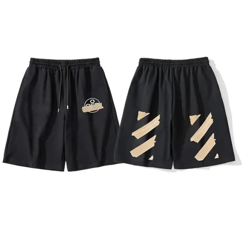 Off-White Tape Shorts Industrial Tape