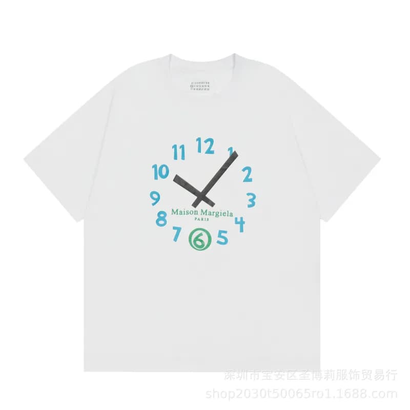Maison Margiela T-Shirt Number Patch — 853白色
