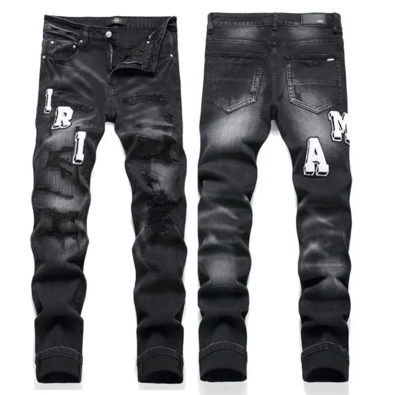 Amiri Distressed Jeans IRMA Patch