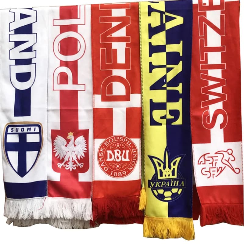 MLB National Team Scarf Country Flag & Crest