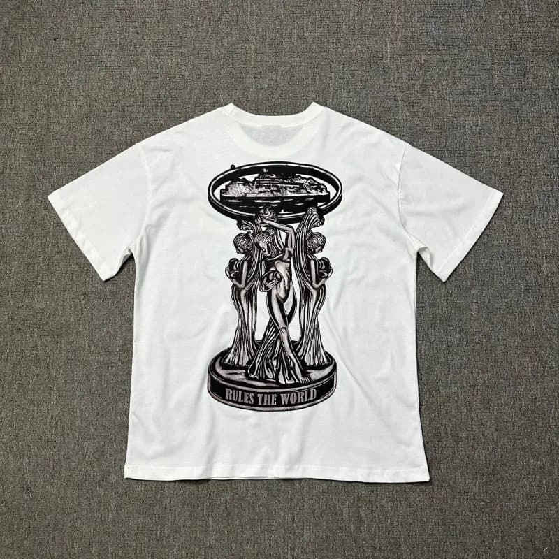 Hellstar Scorpion Graphic Tee White Scorpion Print — 3181