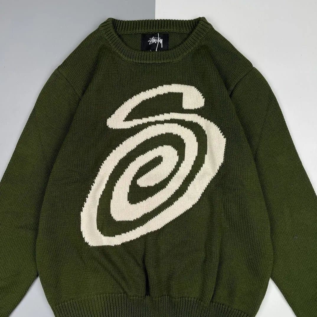 Stüssy Knit Sweater Spiral Logo