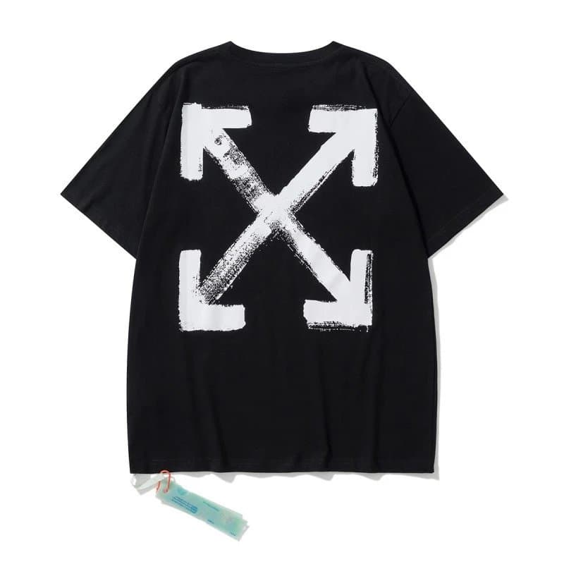 Off-White T-Shirt Diagonal Lines — 28