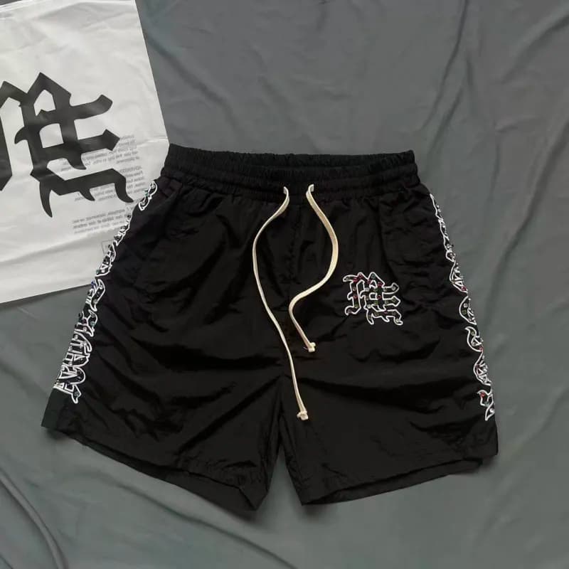 Fear of God Essentials Logo Shorts Emotion Script — 黑色【03款】