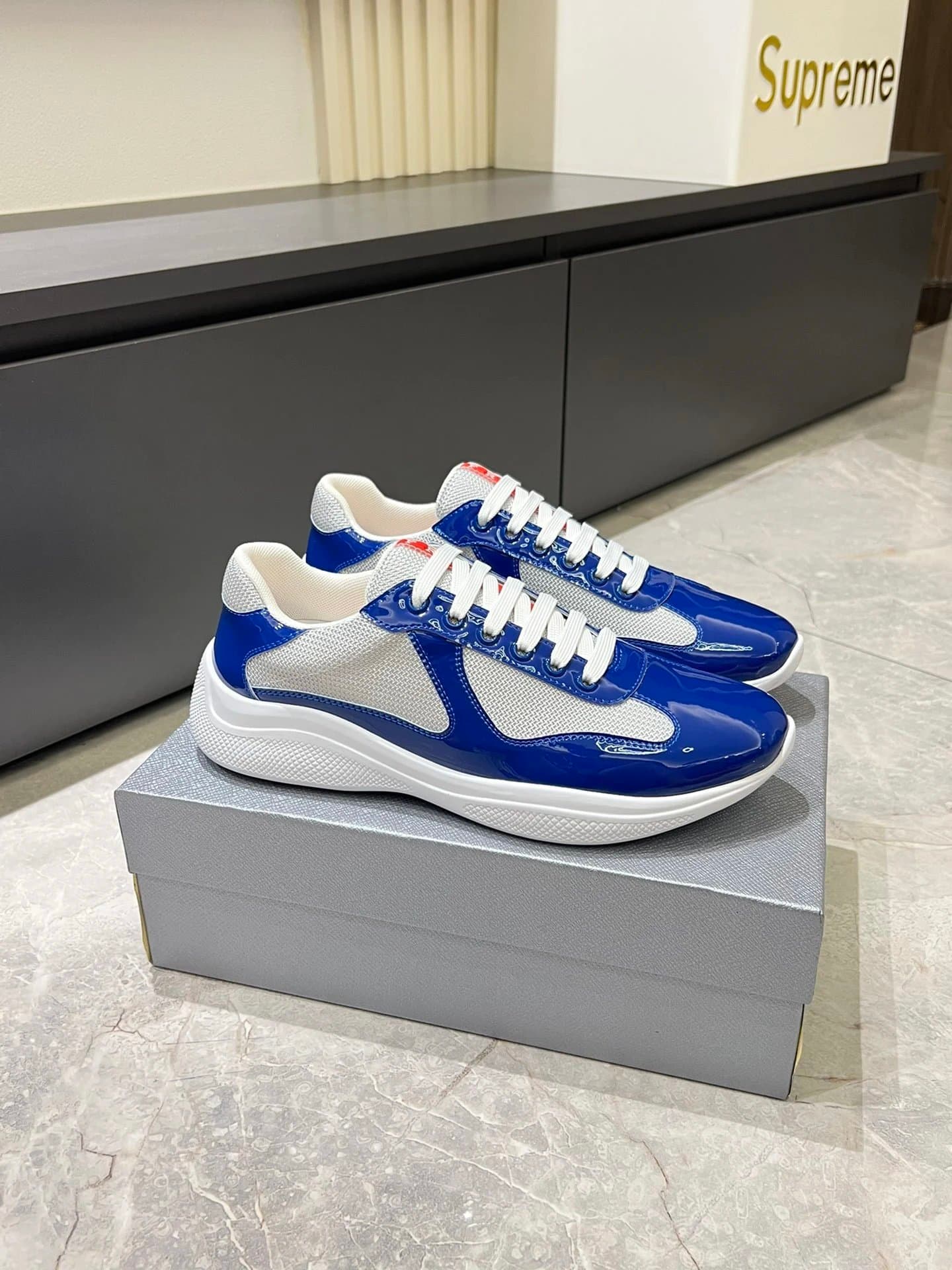 Prada Cloudbust Thunder White Mesh — 13