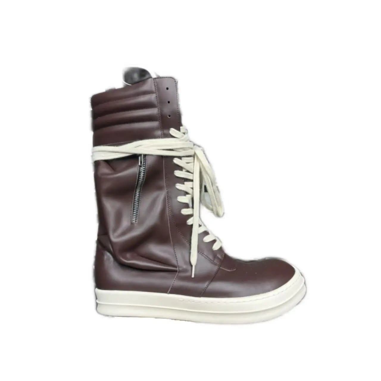 Rick Owens Drkshdw Boot Pink Leather — 咖啡色
