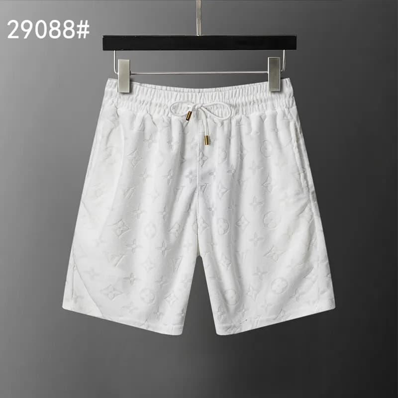 Balenciaga Printed Shorts Geometric Logo Pattern — 29088白色
