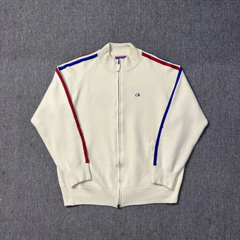 Chrome Hearts Track Jacket Red and Blue Stripe