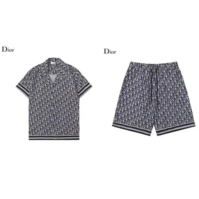 Dior Oblique Print Set Green Monogram — 4