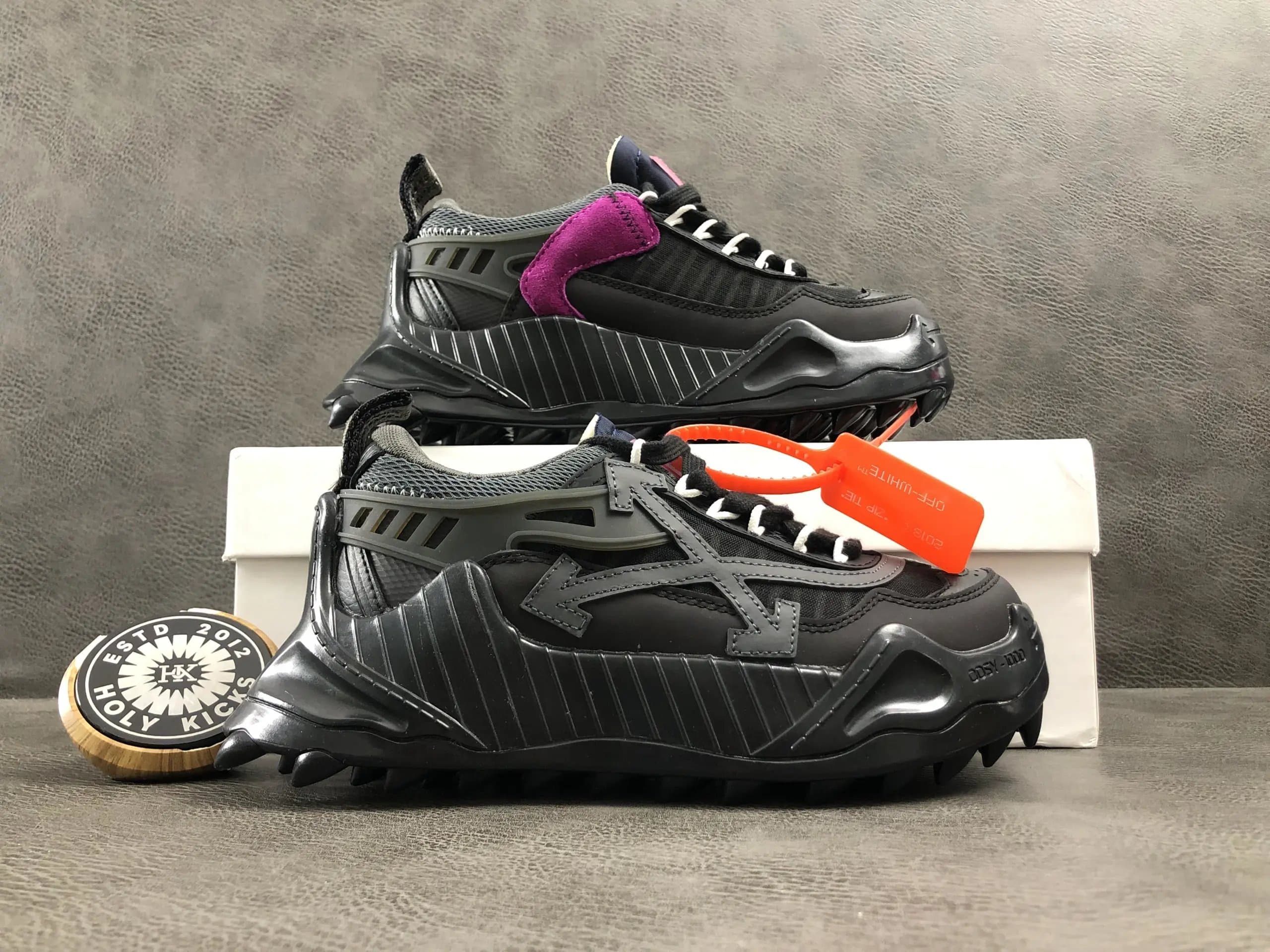 Off-White ODSY-1000 Marble Blue — BLACK BLACK