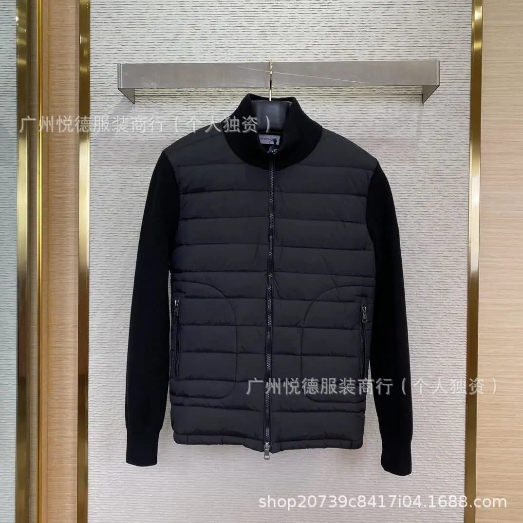 Moncler Quilted Vest Jacket Contrast Sleeve