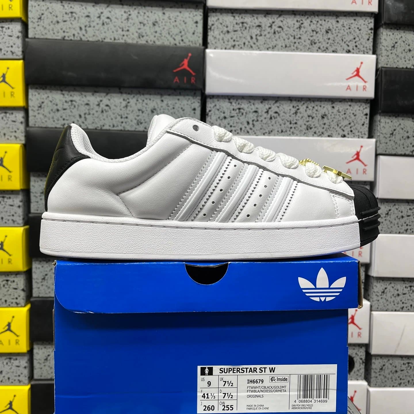 Adidas Superstar ST W White/Black/Gold
