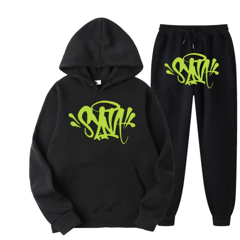 Corteiz Hoodie and Joggers Set Graffiti Logo — A1