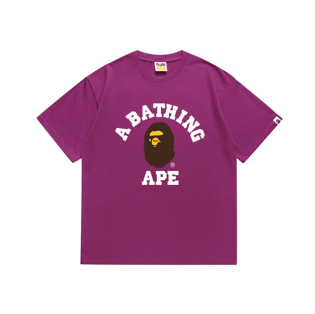 BAPE A Bathing Ape Tee College Logo — S4