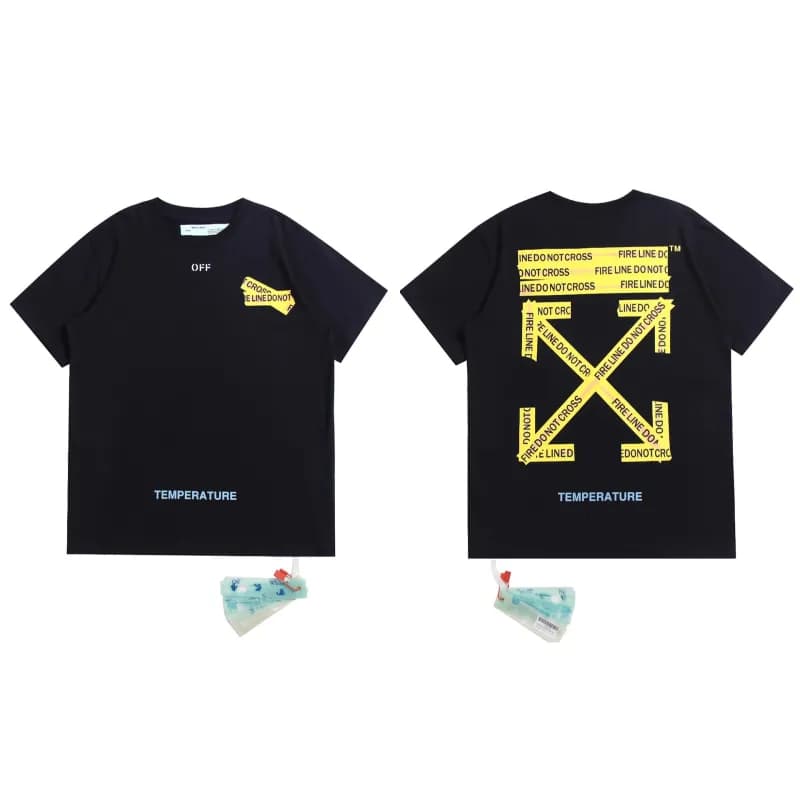 Off-White Arrow Logo T-Shirt Ice Blue Arrow — 2072 black