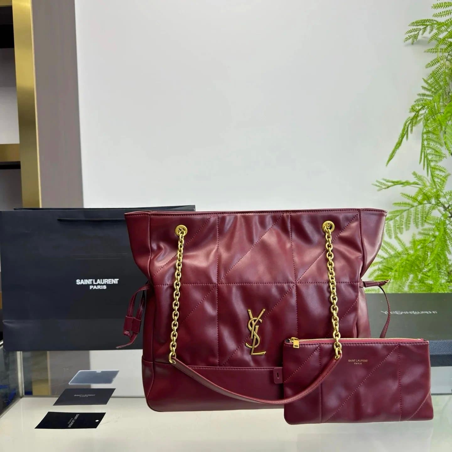 Saint Laurent Kate Small Smooth Leather — 38
