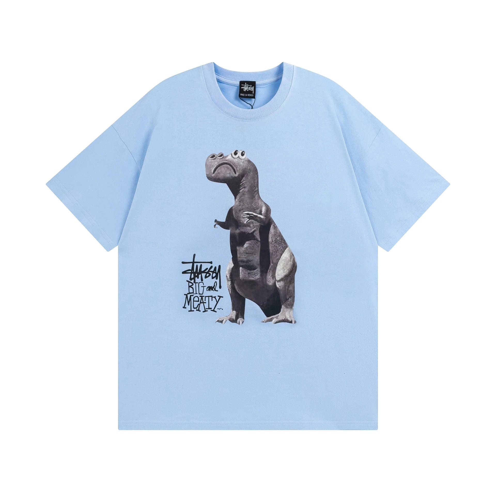 Stüssy Logo Tee Black Script — 915蓝色