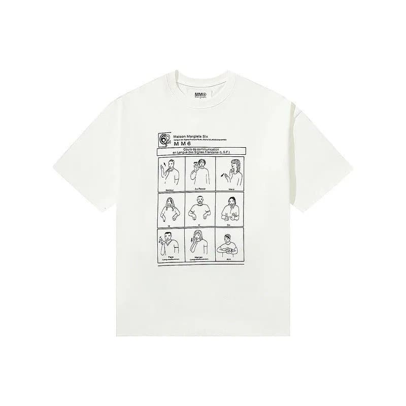 Maison Margiela Numbered Patch Tee Black Patch Print — A37
