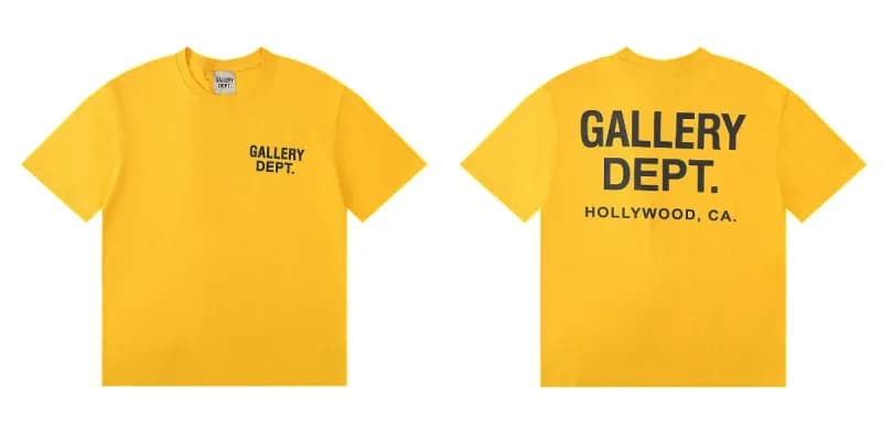 Gallery Dept. T-Shirt Gallery Dept Logo — 经典橙色 6031