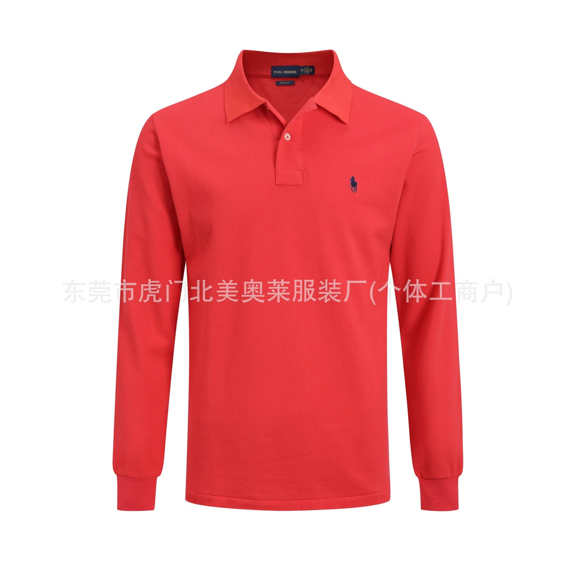 Polo Ralph Lauren Long Sleeve Polo Classic Fit — 红色