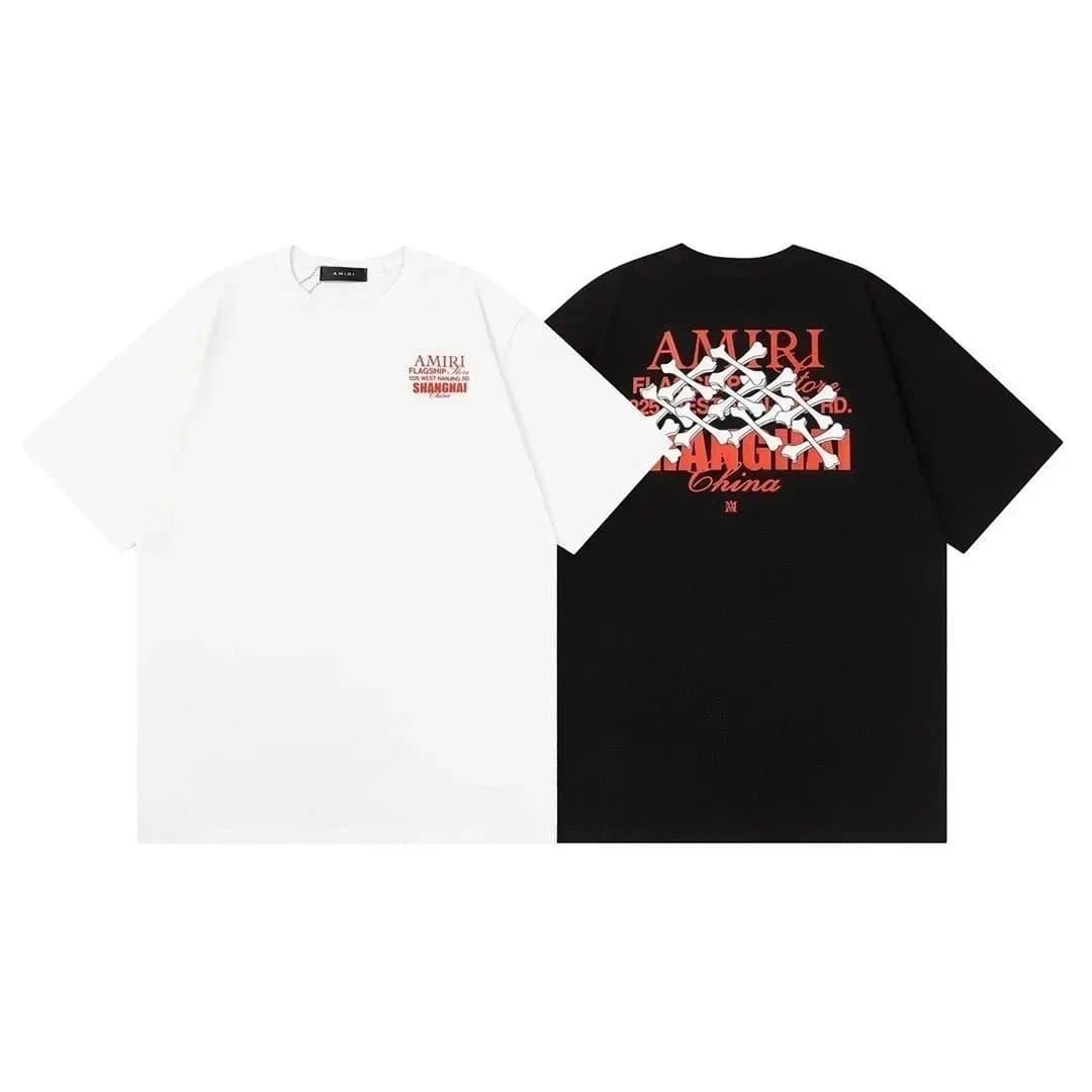 Amiri Graphic Tee Dripping Logo — ALBB-009白