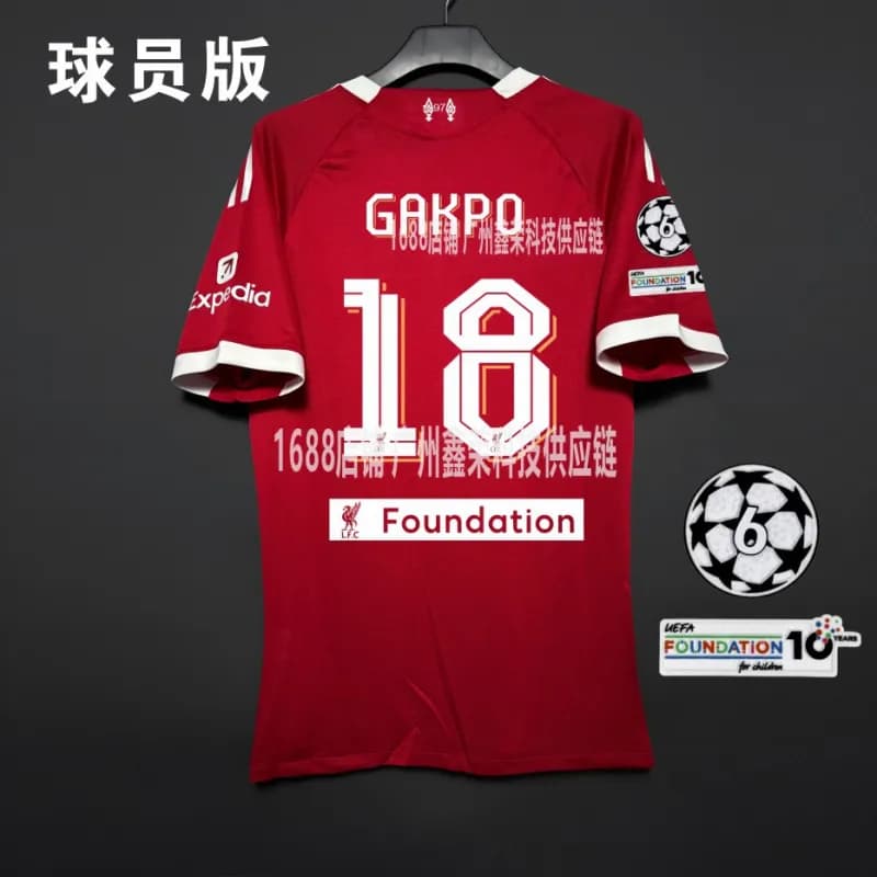 Adidas Home Jersey Gakpo #18 UEFA Foundation