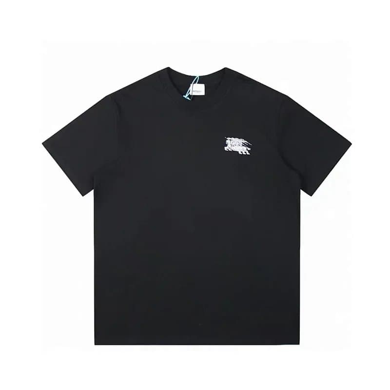 Burberry Logo T-Shirt Equestrian Knight Print