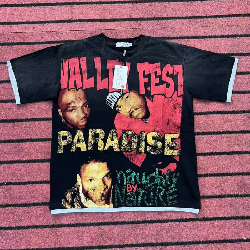 Saint Laurent Graphic T-Shirt Wesley Dreams Print — Z47