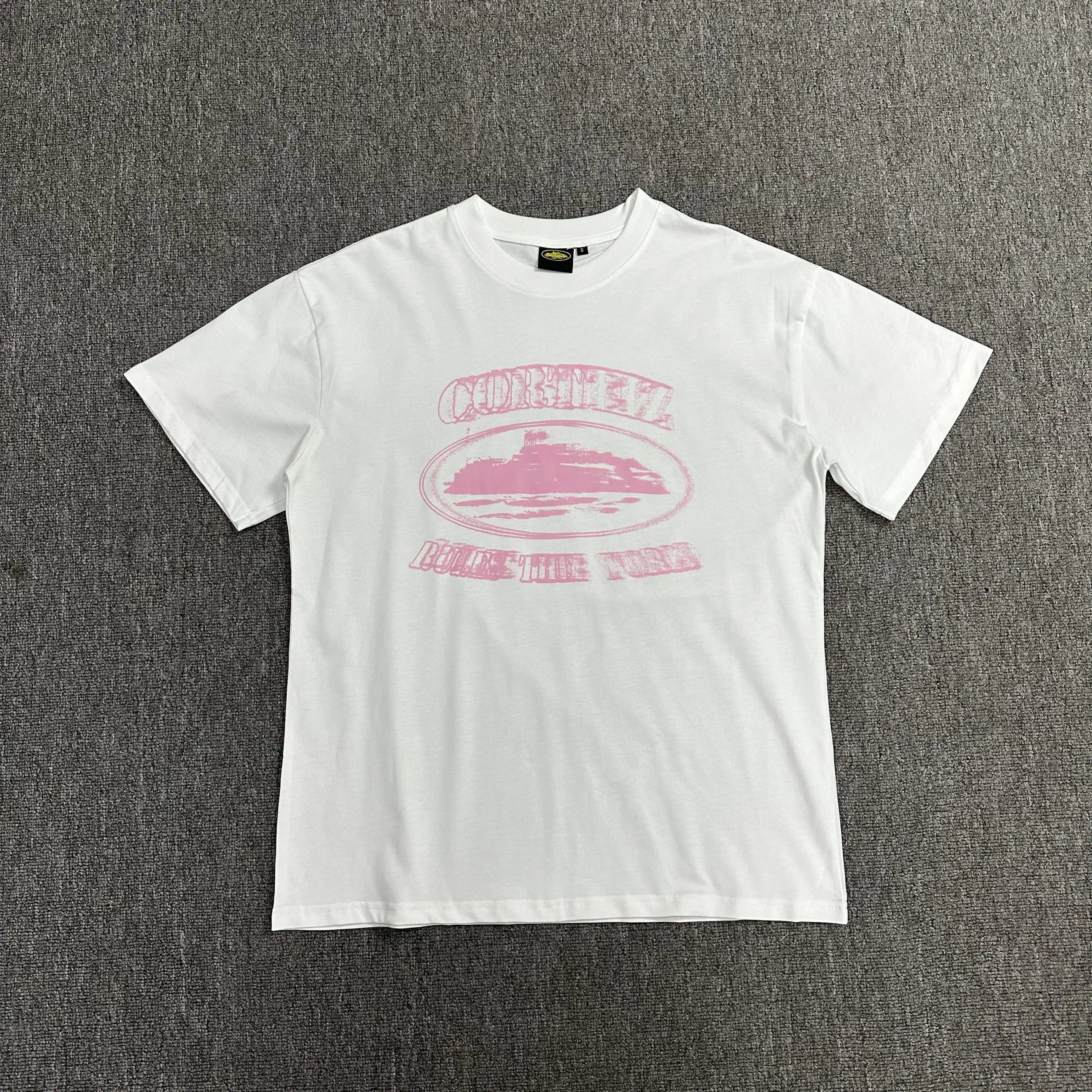 Corteiz Logo Tee Red Script — 3