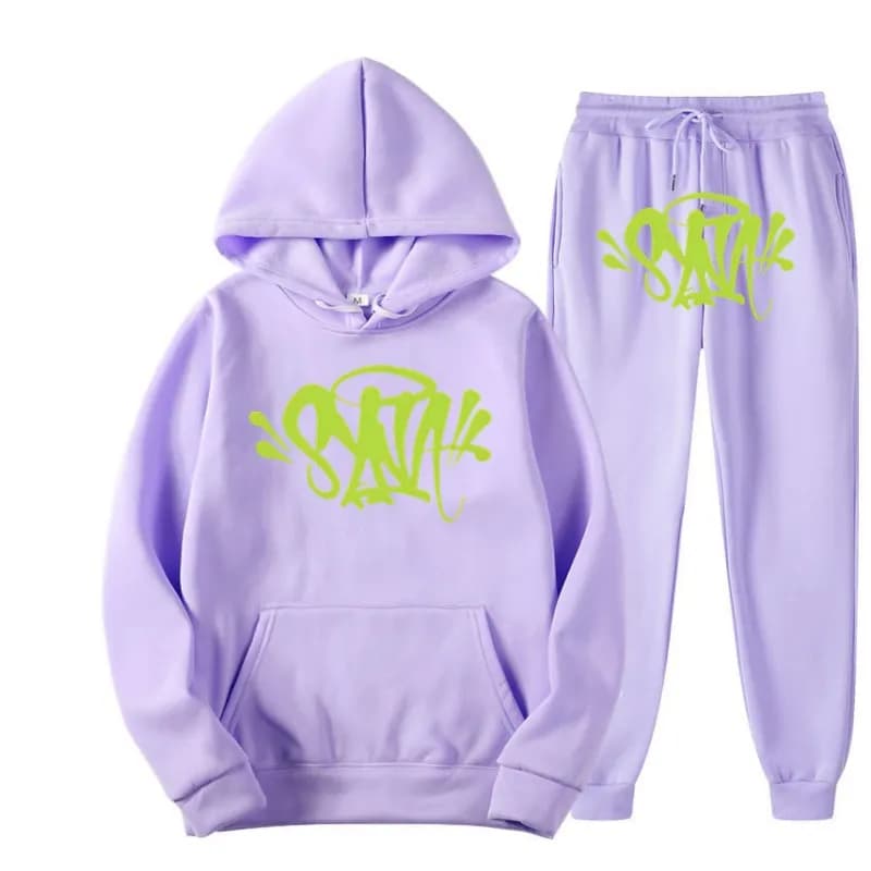 Corteiz Hoodie and Joggers Set Graffiti Logo — A15