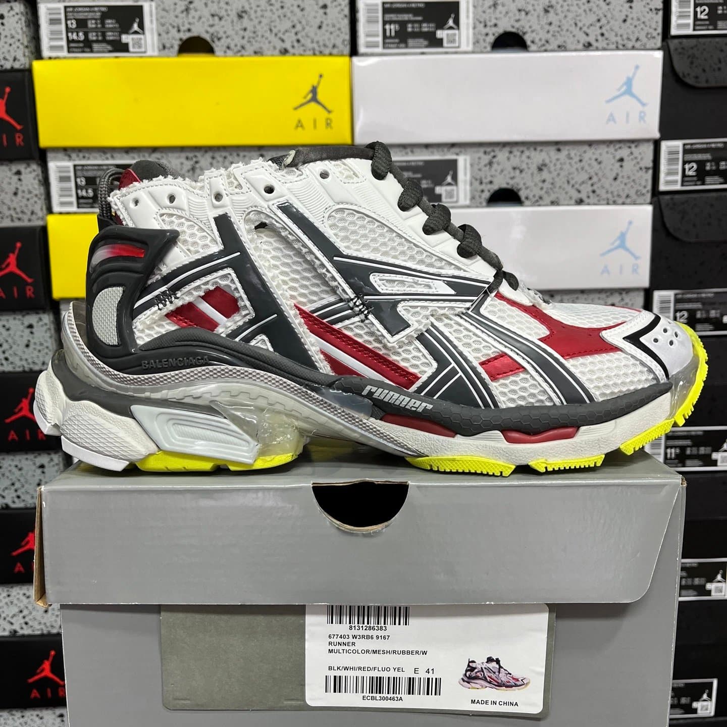 Balenciaga Speed Trainer Multicolor — XA · 七代灰红 69167