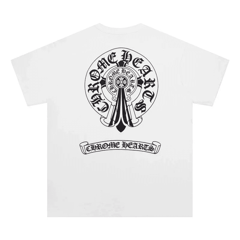 Supreme Box Logo Tee Burberry Check — Chrome Hearts-1