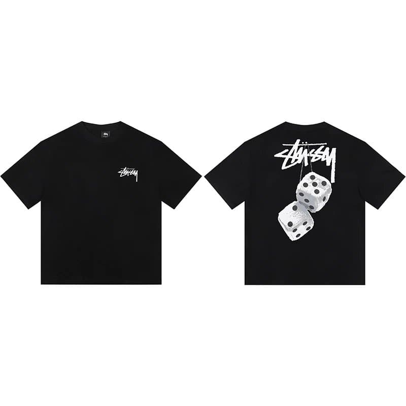 Stüssy Graphic Tee S Logo Script — Black 3