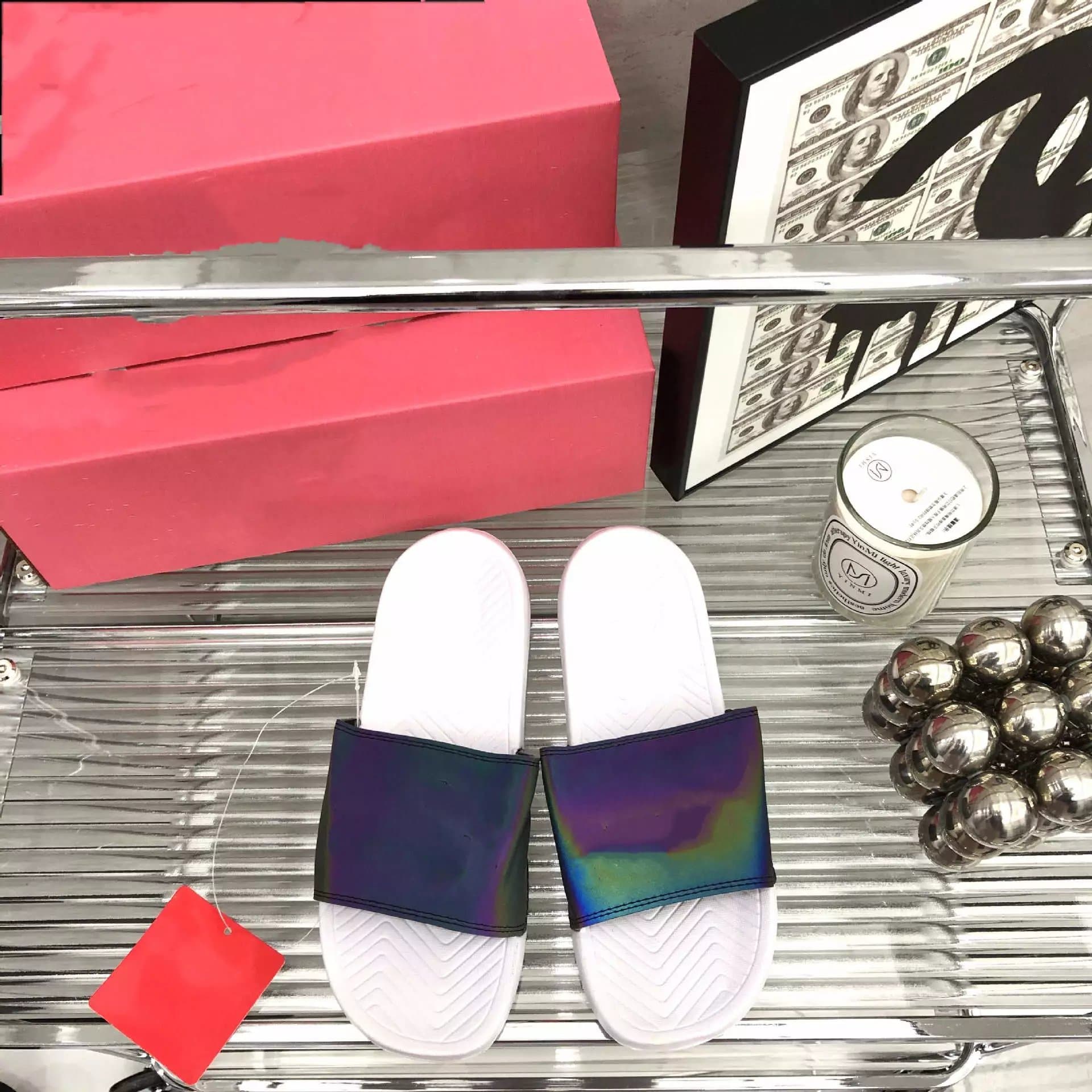 Yeezy Slide Iridescent