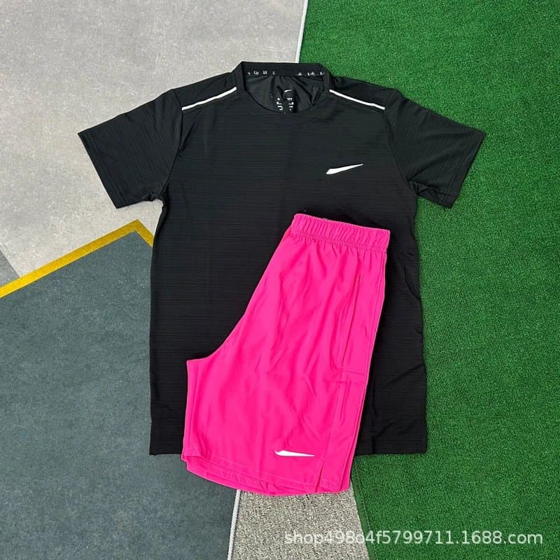 Nike Training Set Black and Pink