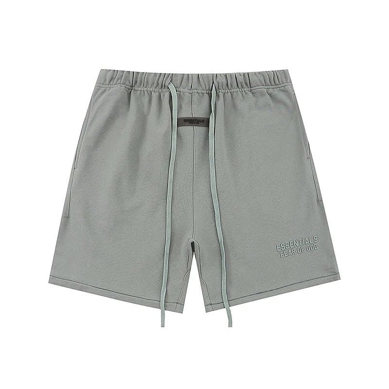Fear of God Essentials Essentials Shorts Logo Print — K710雾蓝色