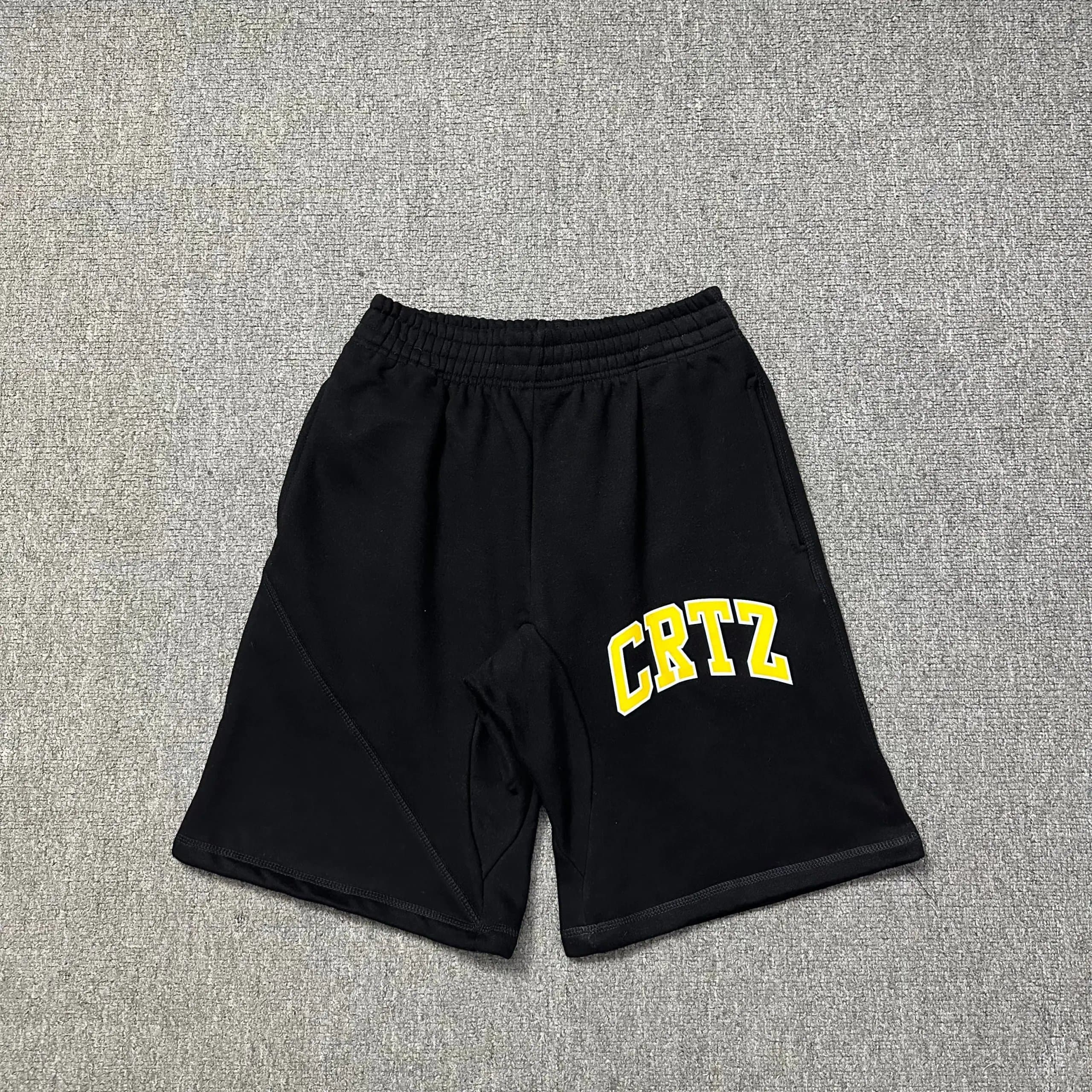 Travis Scott Logo Shorts Gold Script — 22
