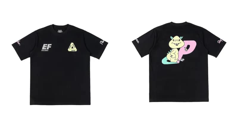 Palace Graphic Tee Multi-Character Print — 黑色3921