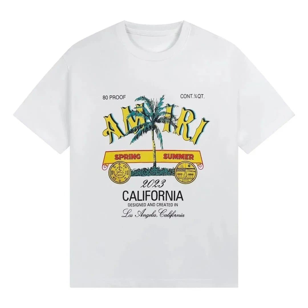 Amiri Graphic Tee Engineered 20 Print — 11