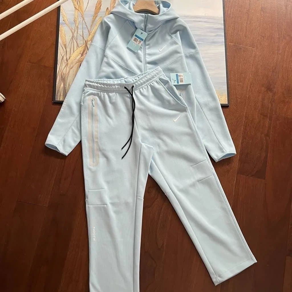 Nike Track Pants Side Stripe — Nocta Tech 天蓝色套装