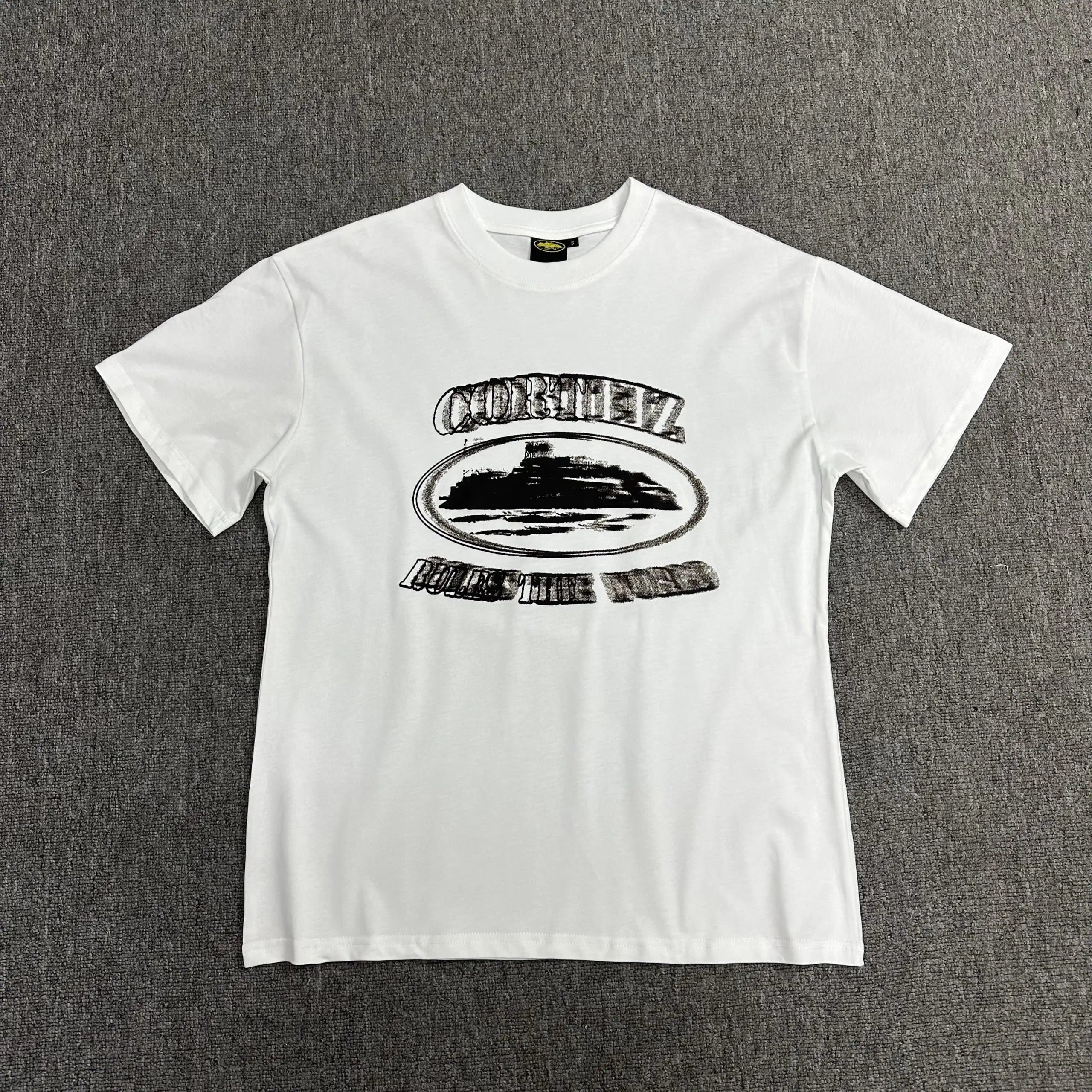 Corteiz Logo Tee Red Script — 1