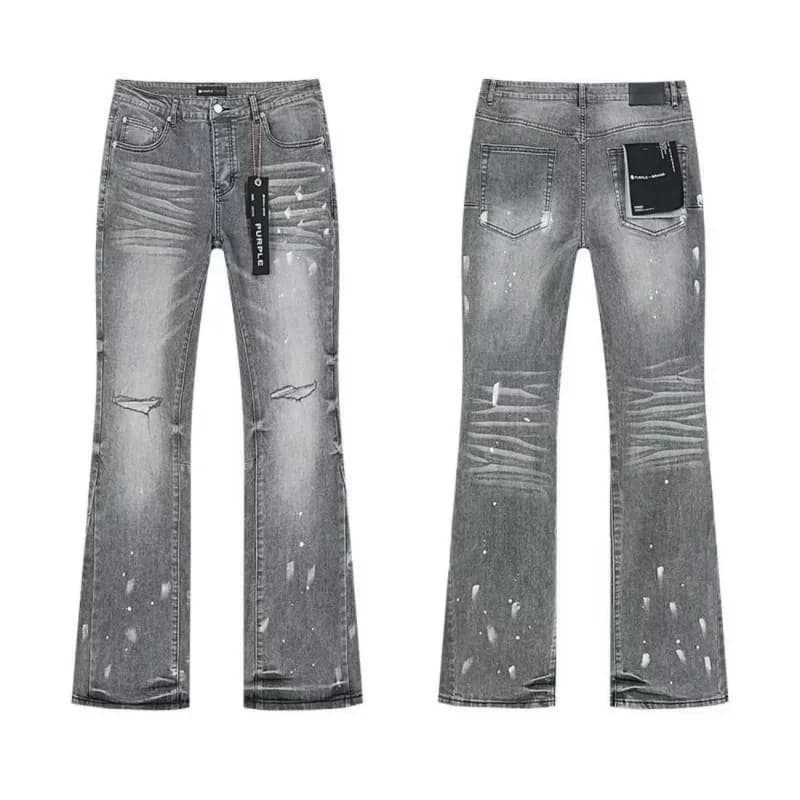 Straight-Leg Jeans Light Wash Distressed — SW-K50