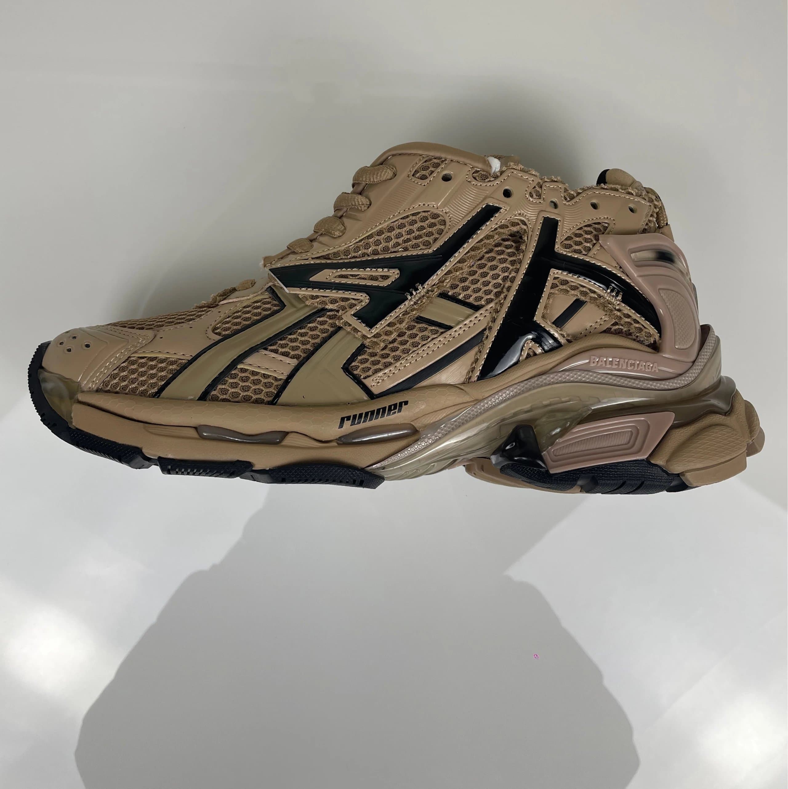 Balenciaga Speed Trainer Runner — 黑咖棕