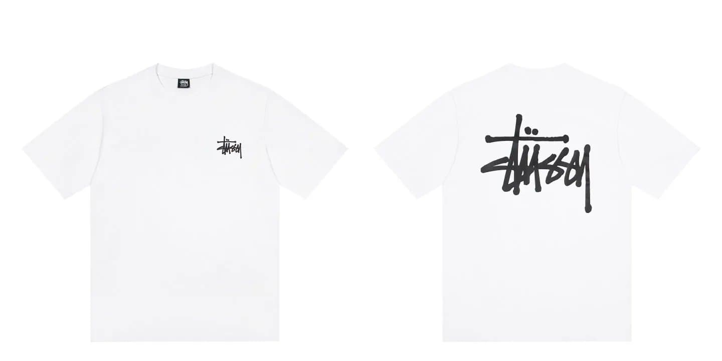 Stüssy Logo Tee Black Logo