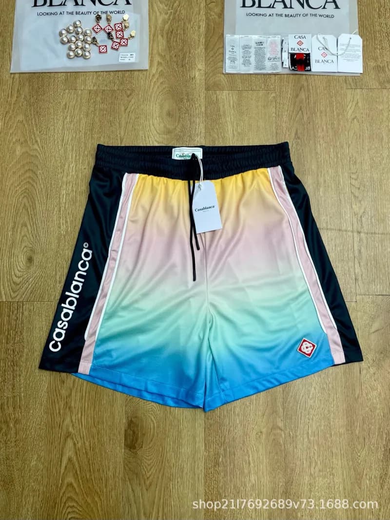 Casablanca Track Shorts Gradient