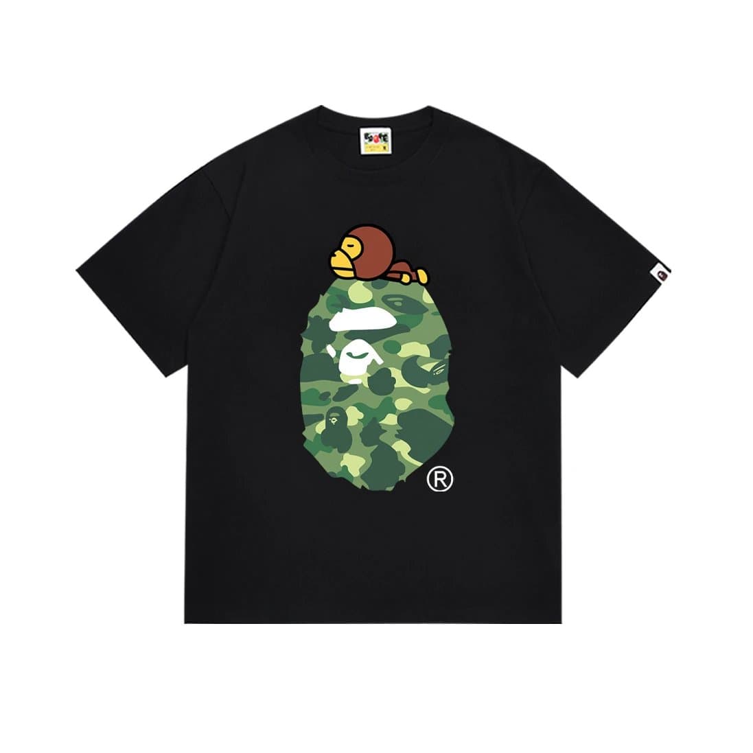 BAPE Ape Head Tee White Logo — 163黑绿